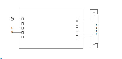 220V 150W uvc गिट्टी UV- 150H U810 Z1554 लैंप सपोर्टिंग गिट्टी के लिए