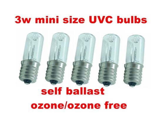 10V 3W UV लैम्प सेल्फ बैलेस्टेड UVC लाइट शू कैबिनेट कीटाणुशोधन