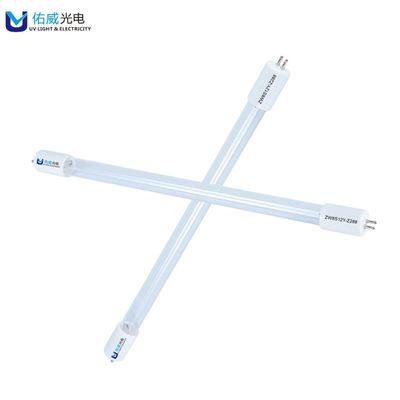6w 10w 12mm UVC कीटाणुशोधन लैंप T4 UV वैक्यूम वायरस किलिंग G6T4L